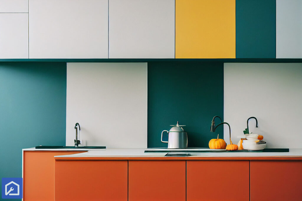 kolory ścian w nowoczesnej kuchni
